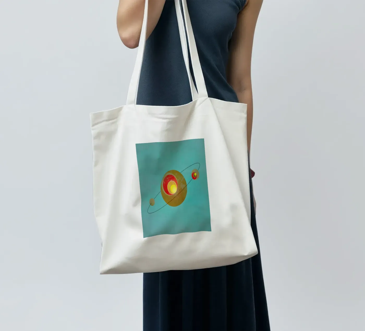 Orbit tote bag by Metron