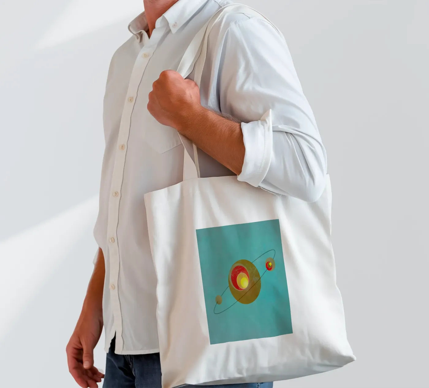 Orbit tote bag by Metron