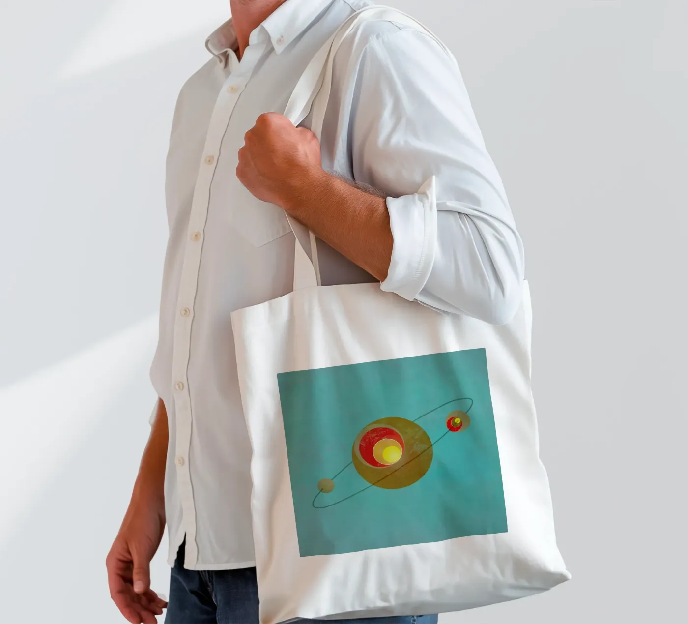 Orbit tote bag by Metron