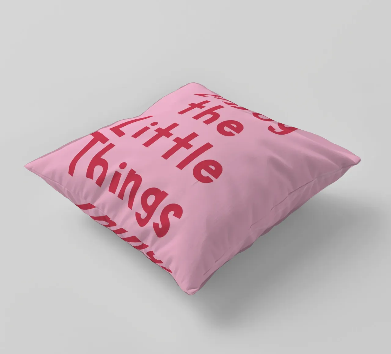 Enjoy the Little Things cuscino da DigiWunderwerk