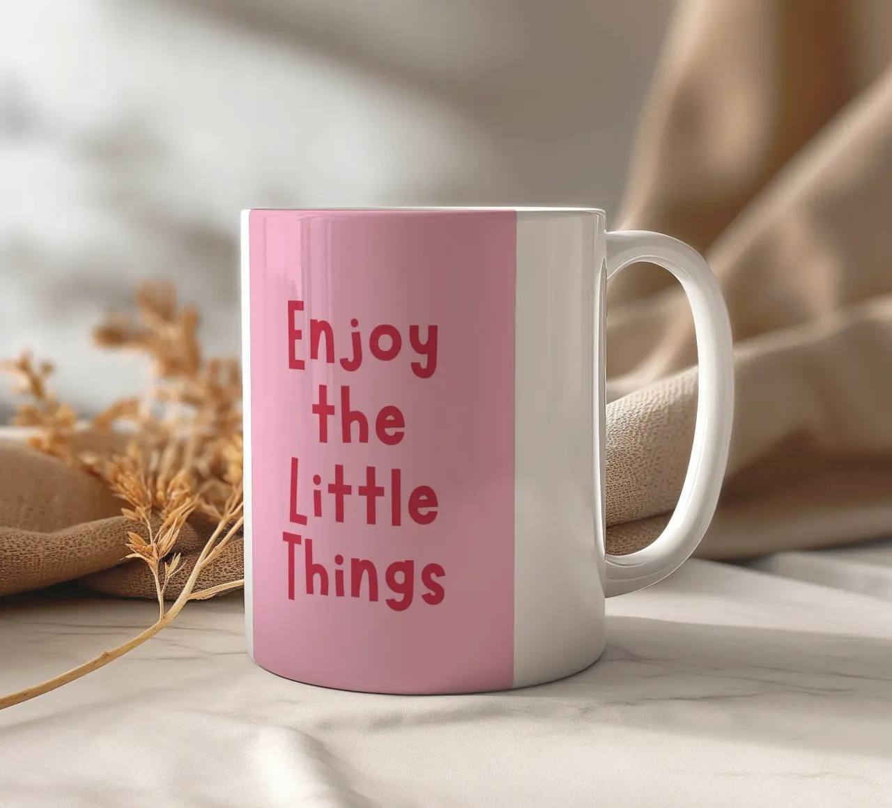 Enjoy the Little Things tazza in ceramica da DigiWunderwerk