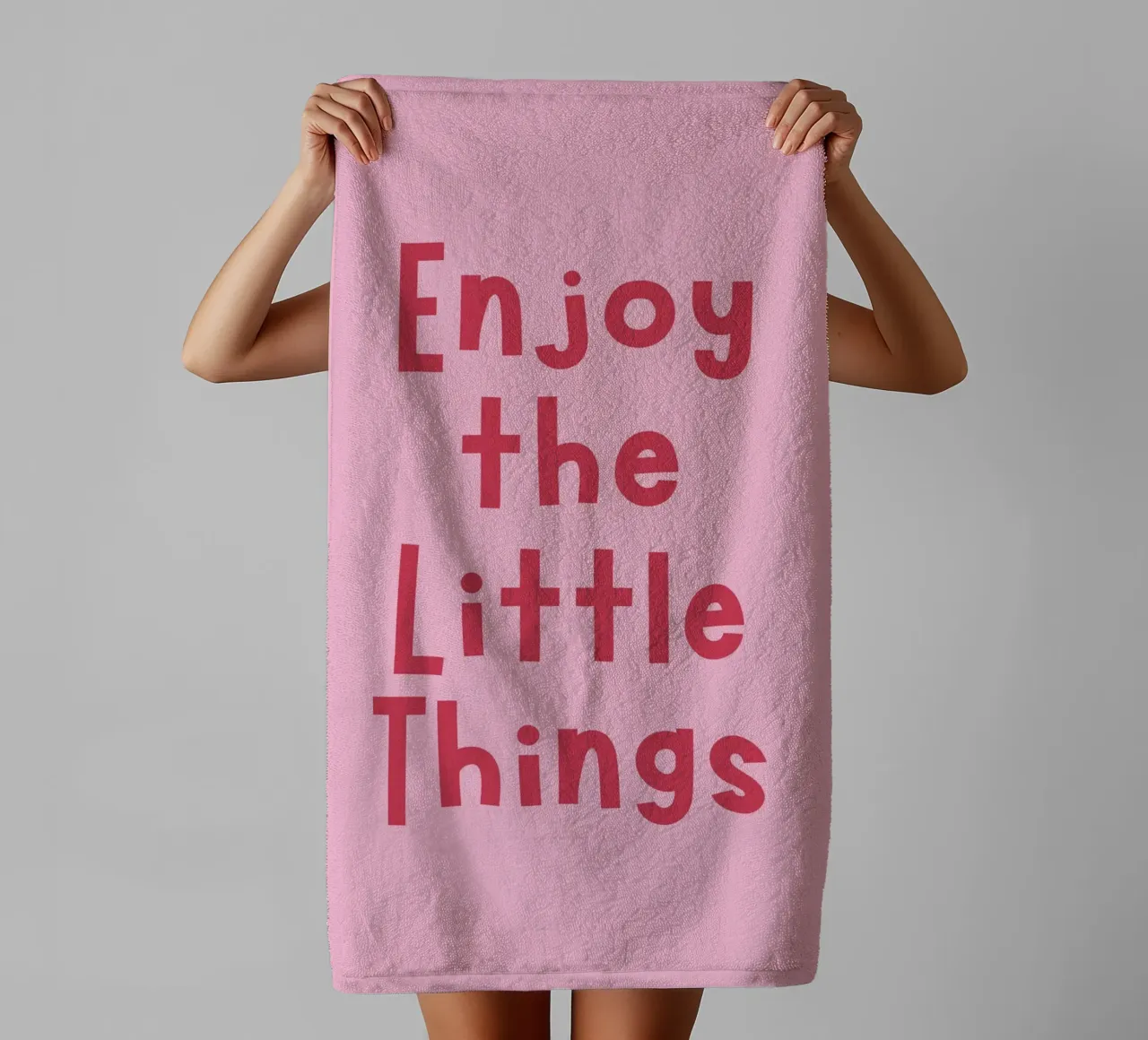 Enjoy the Little Things asciugamano da bagno da DigiWunderwerk