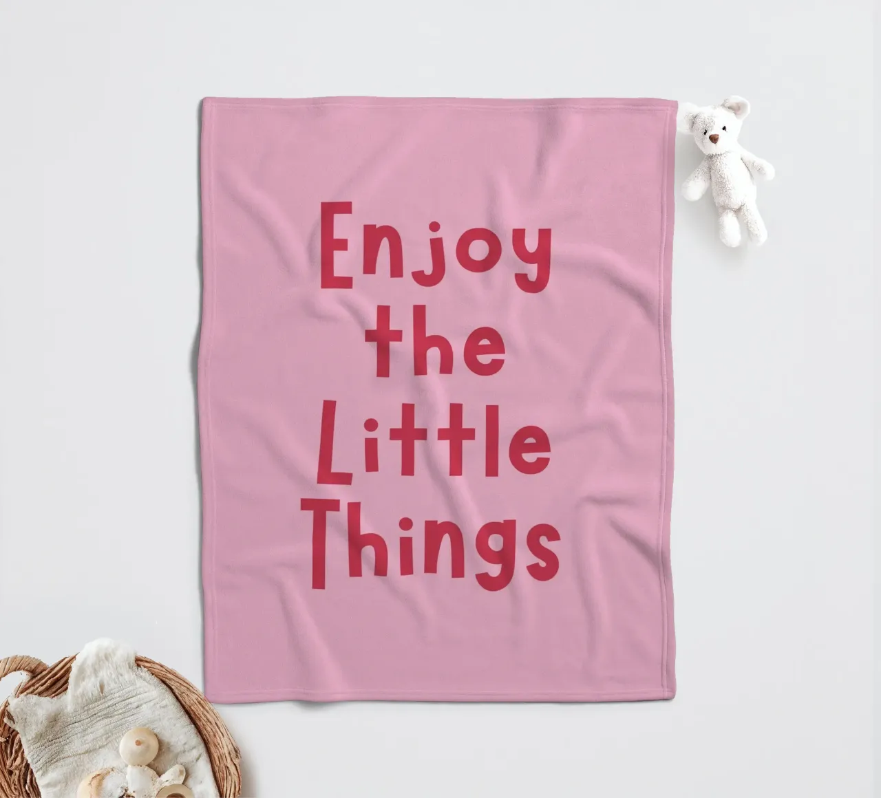 Enjoy the Little Things coperta in pile da DigiWunderwerk