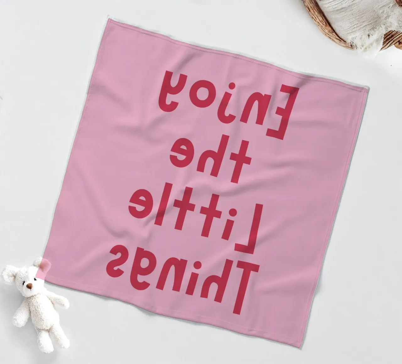 Enjoy the Little Things coperta in pile da DigiWunderwerk