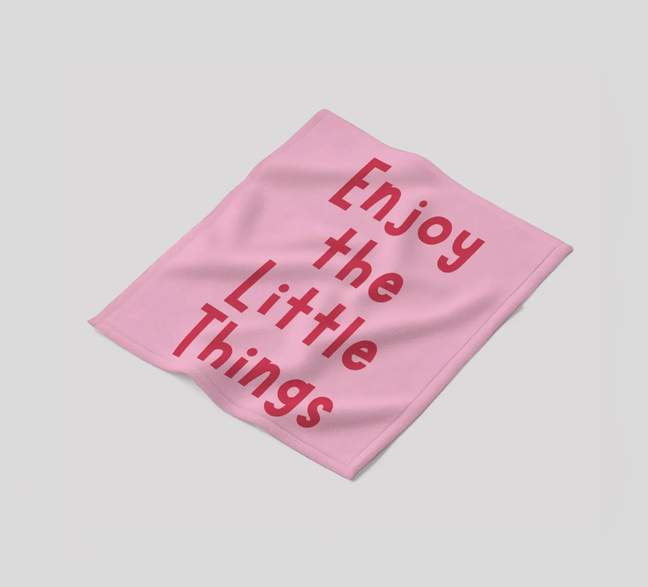 Enjoy the Little Things coperta in pile da DigiWunderwerk