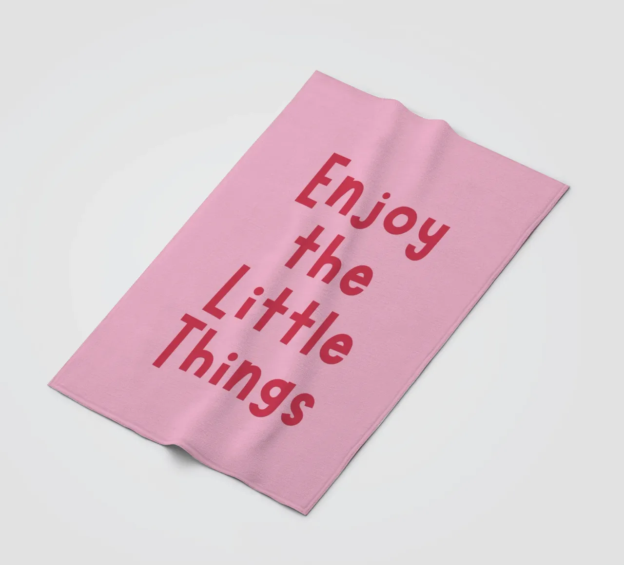 Enjoy the Little Things coperta in pile da DigiWunderwerk