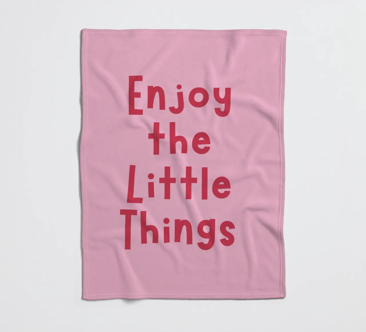 Enjoy the Little Things coperta in pile da DigiWunderwerk