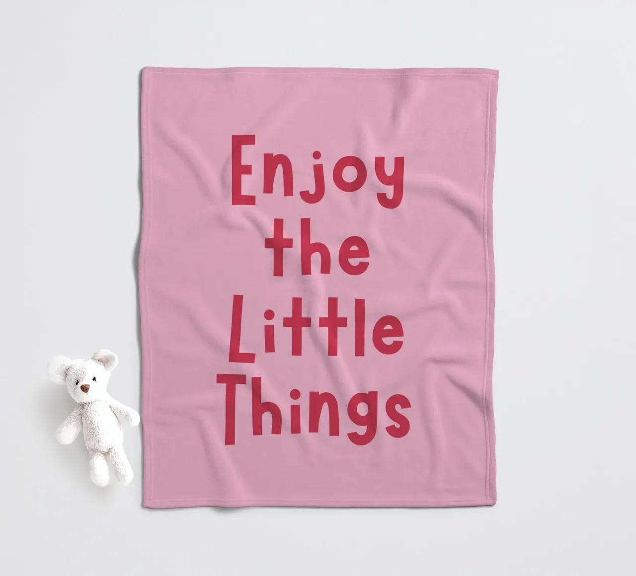 Enjoy the Little Things coperta in pile da DigiWunderwerk