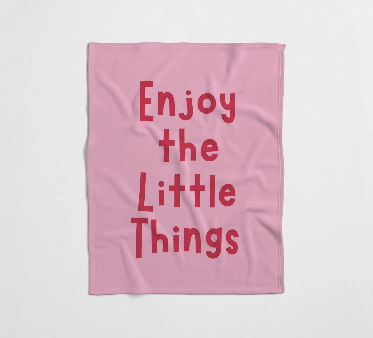 Enjoy the Little Things coperta in pile da DigiWunderwerk