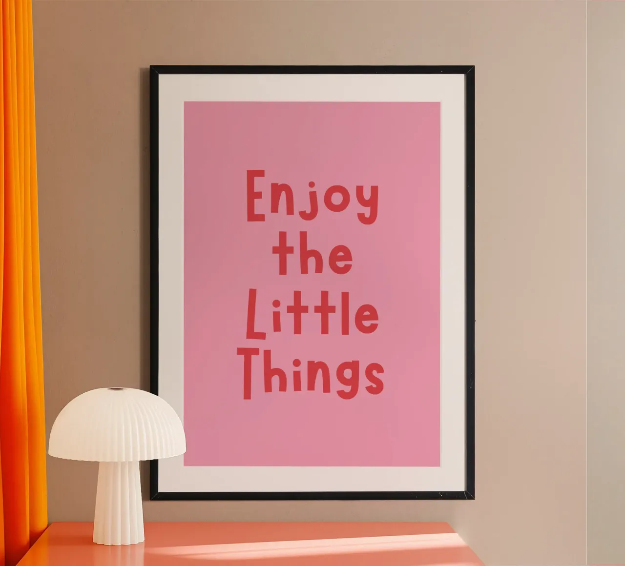 Enjoy the Little Things poster da DigiWunderwerk