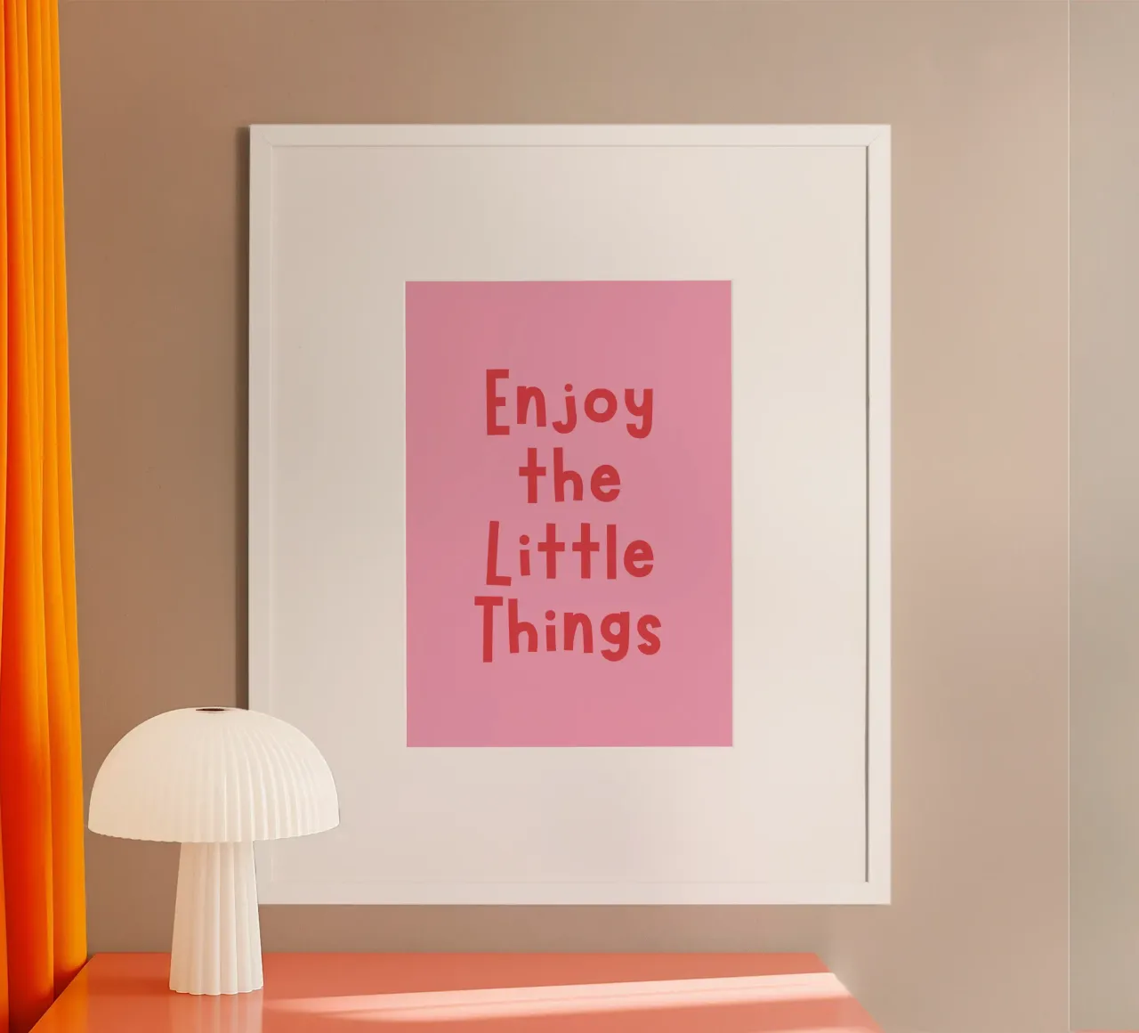 Enjoy the Little Things poster da DigiWunderwerk