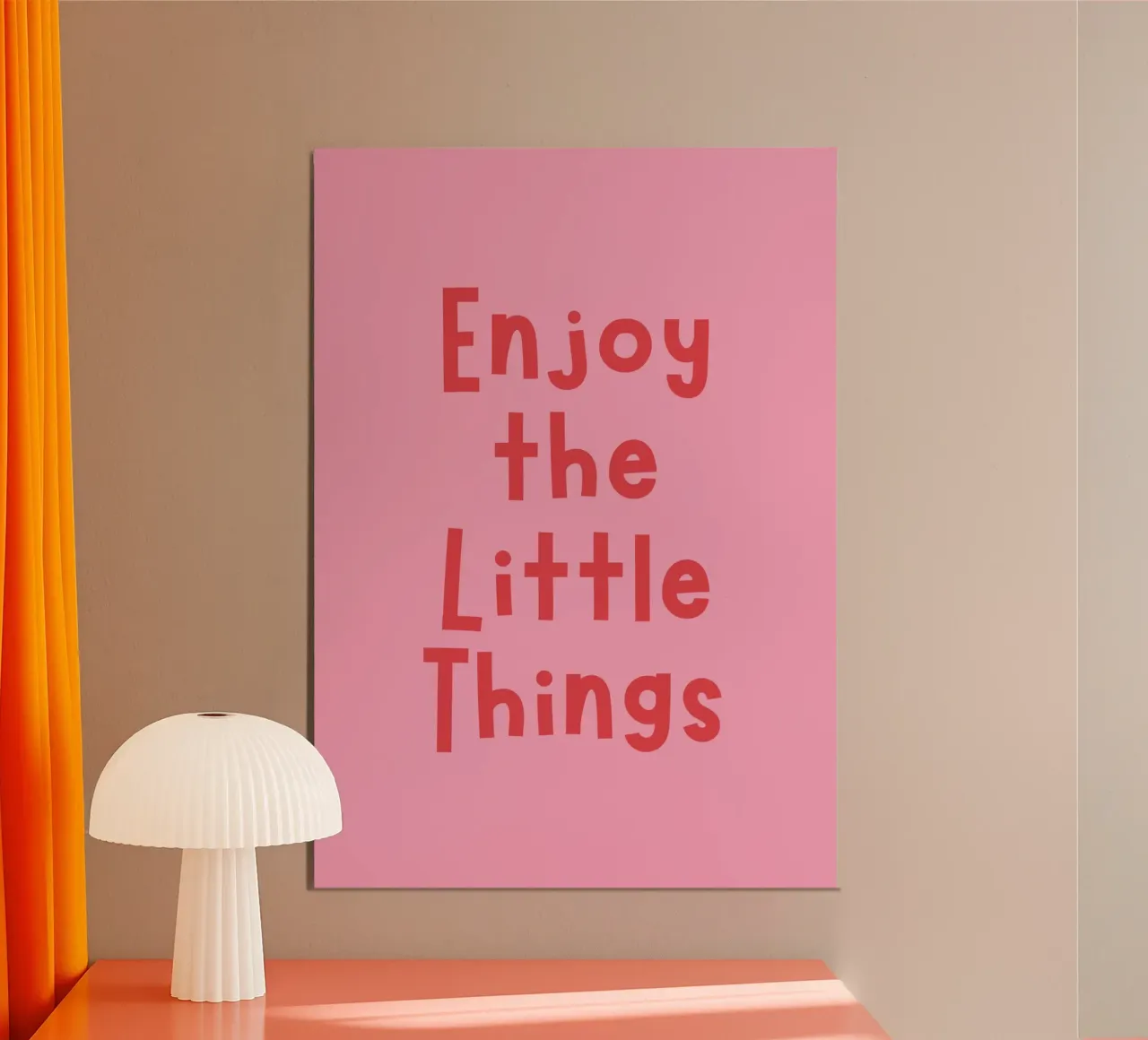 Enjoy the Little Things poster da DigiWunderwerk
