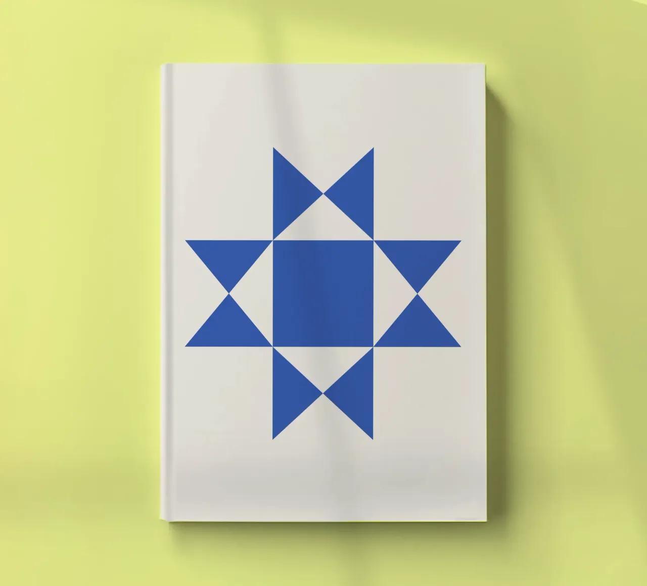 Blue Abstract Pattern notebook by Paigaam Studio