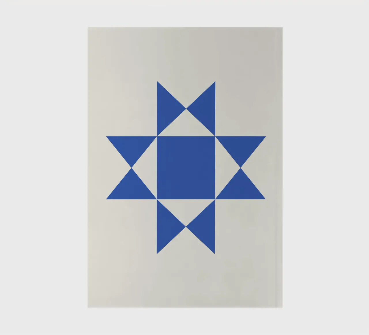 Blue Abstract Pattern notebook by Paigaam Studio