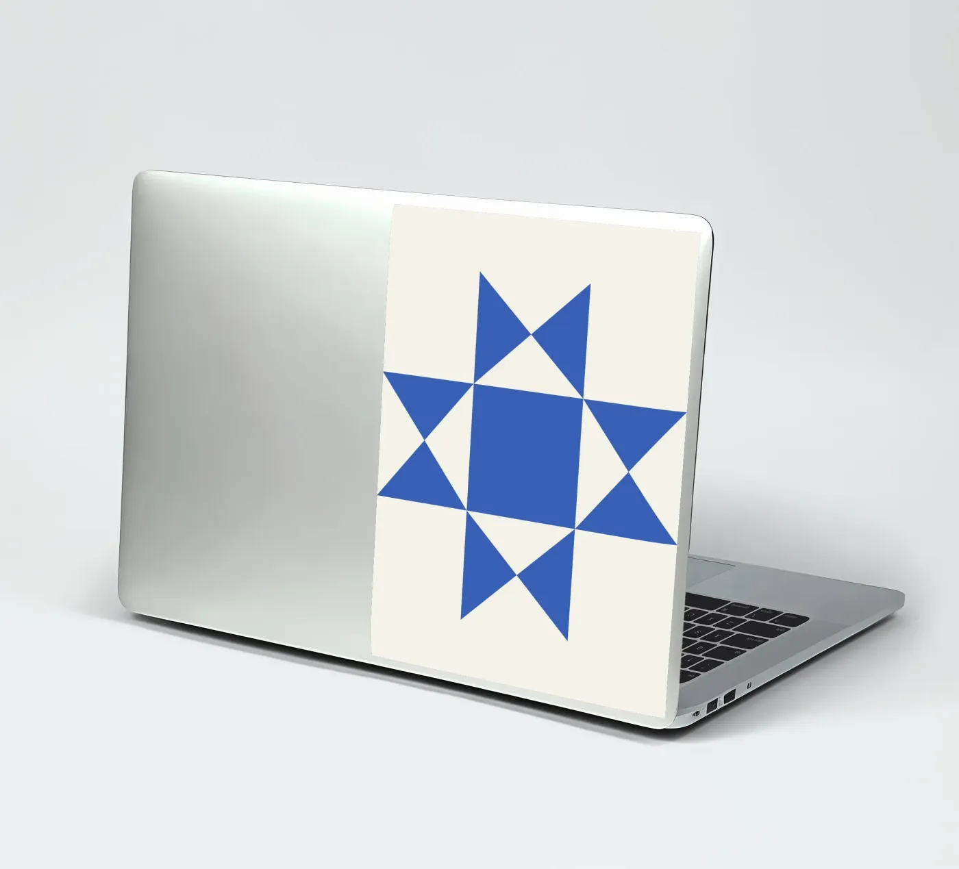 Blue Abstract Pattern sticker by Paigaam Studio