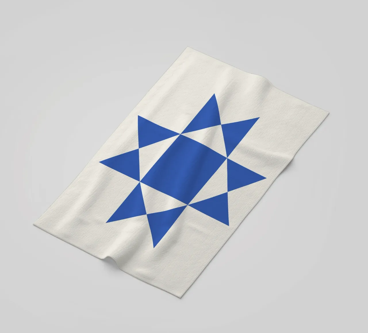 Blue Abstract Pattern telo mare da Paigaam Studio