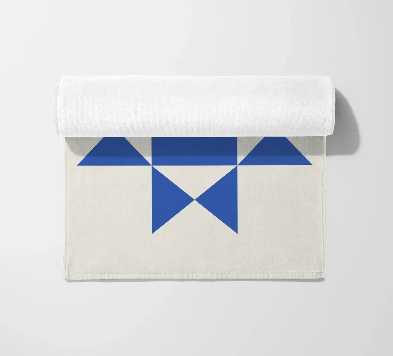 Blue Abstract Pattern telo mare da Paigaam Studio