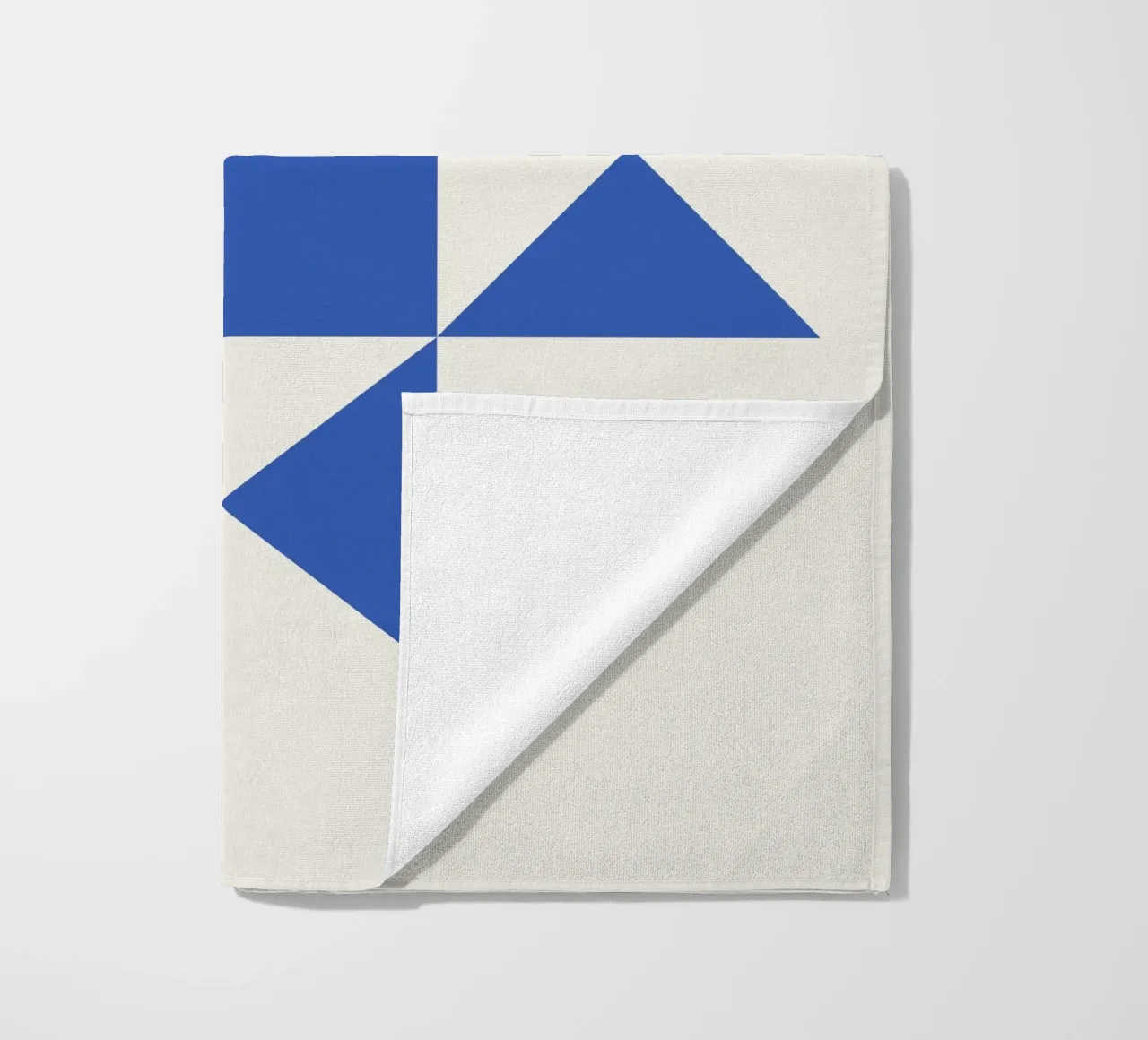 Blue Abstract Pattern telo mare da Paigaam Studio