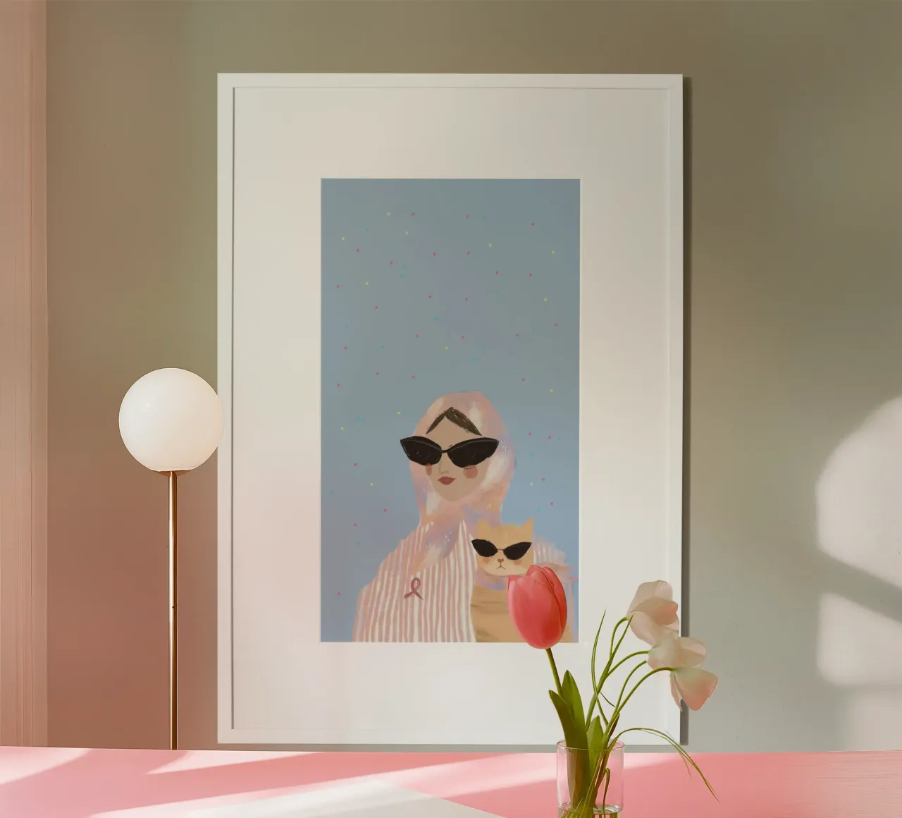 aunt and pet poster da throme
