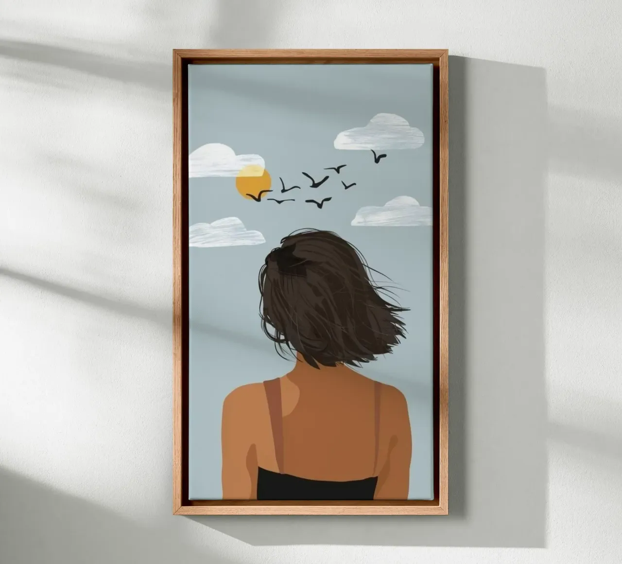 girl with the scene nature canvas met Baklijst van chaodays