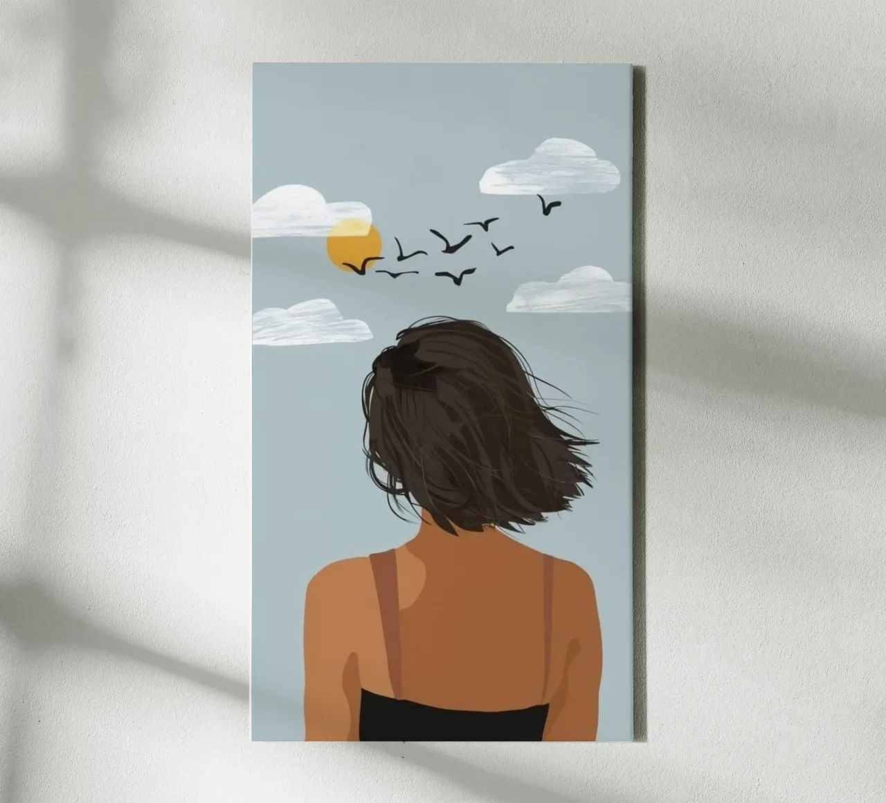 girl with the scene nature canvas met Baklijst van chaodays