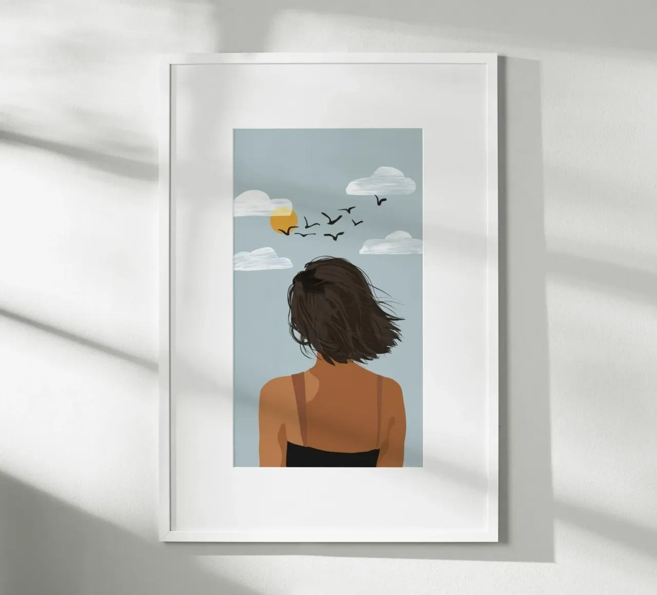 girl with the scene nature poster da chaodays