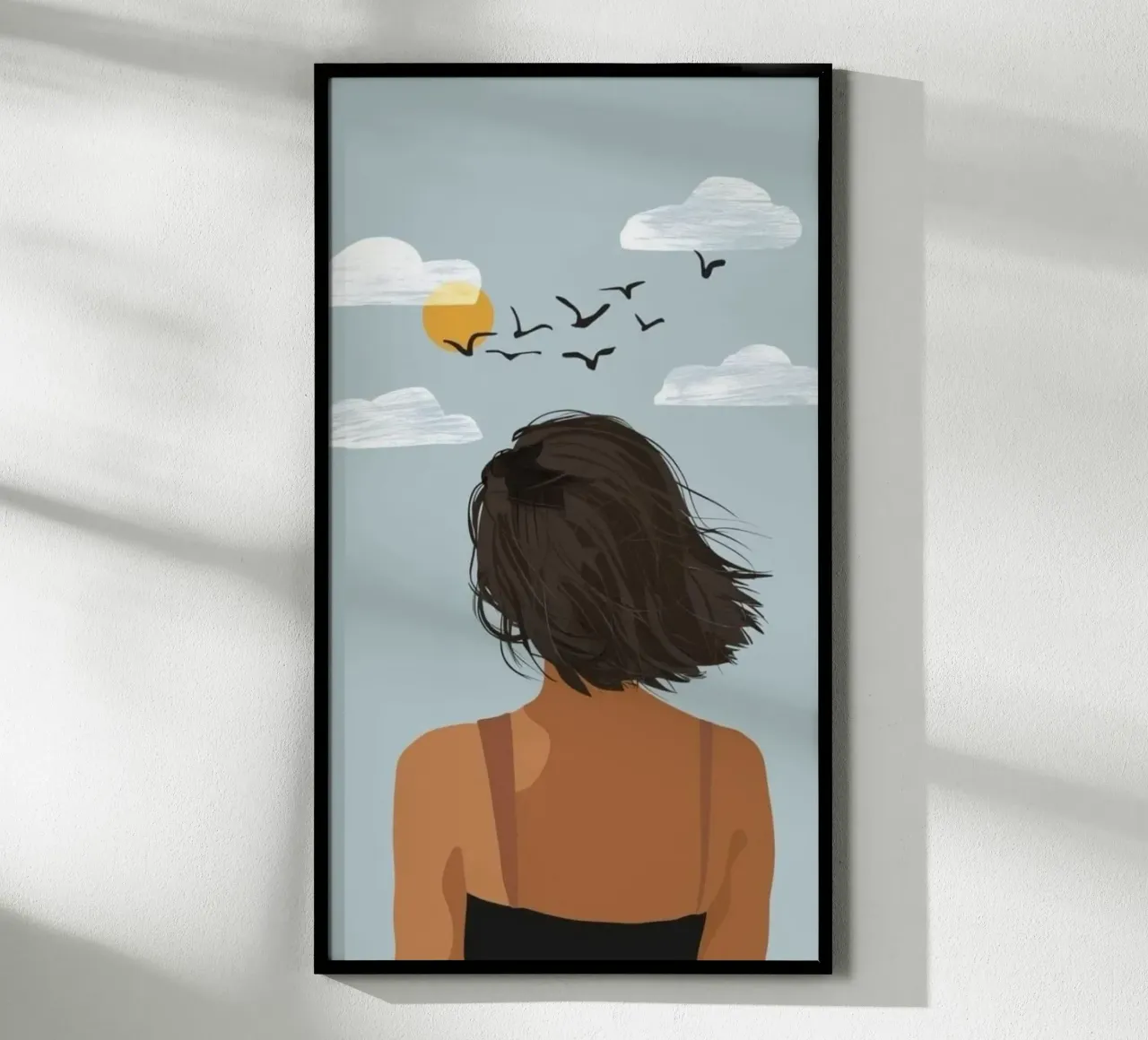 girl with the scene nature poster da chaodays