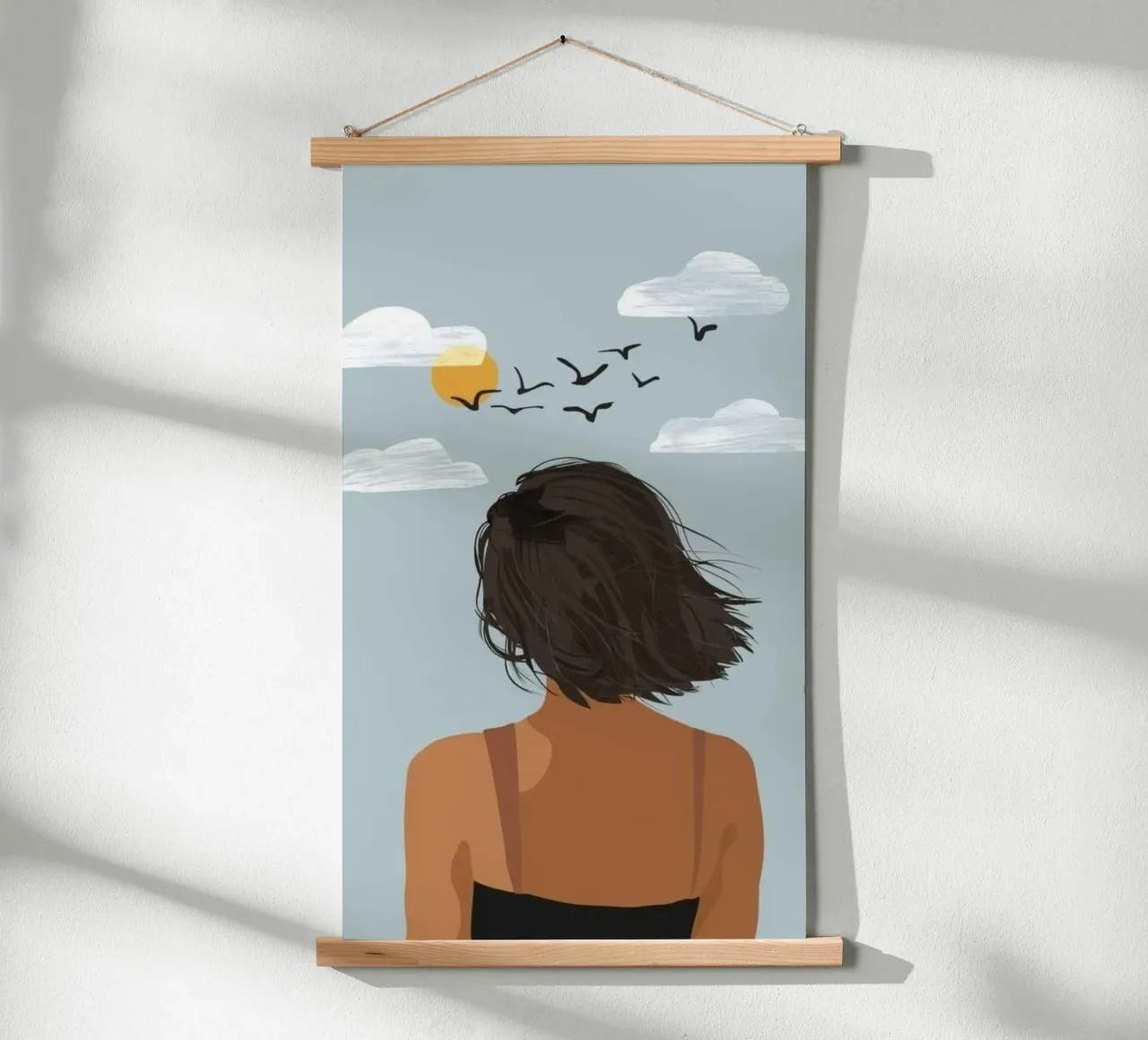 girl with the scene nature poster da chaodays