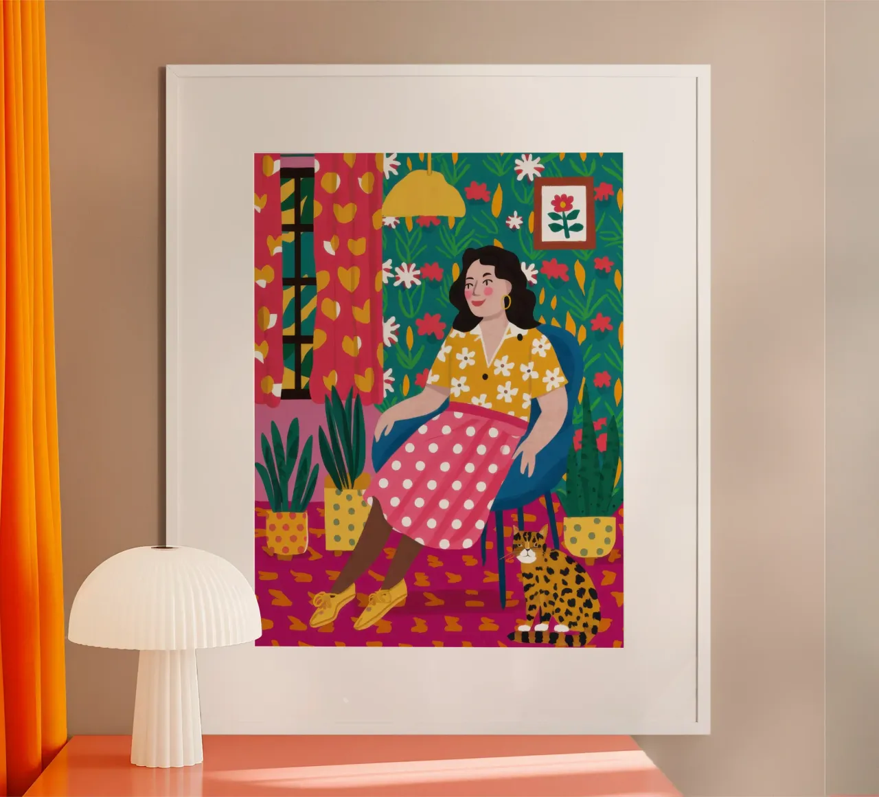 Regina della giungla urbana poster da Wish Studio