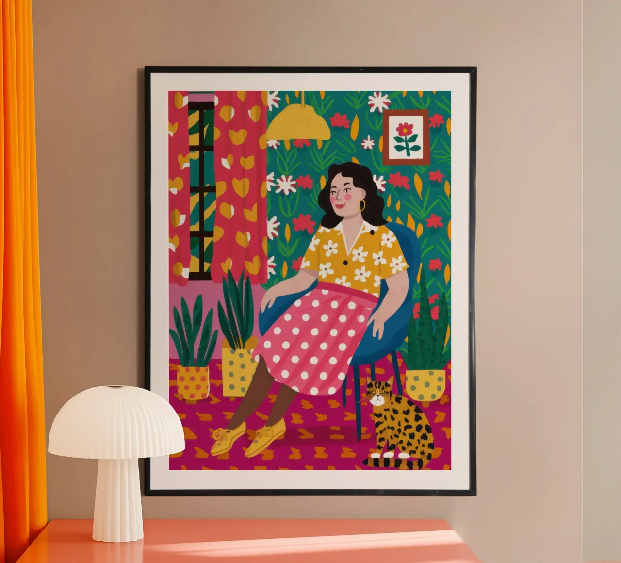 Regina della giungla urbana poster da Wish Studio