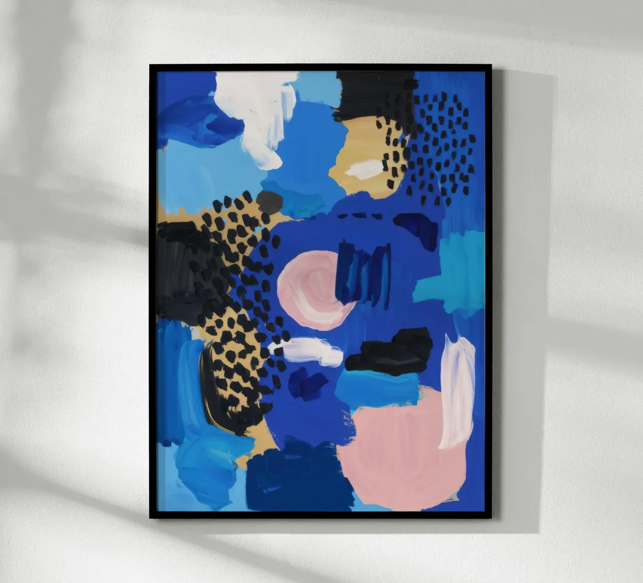 Audace blu astratto poster da Wish Studio