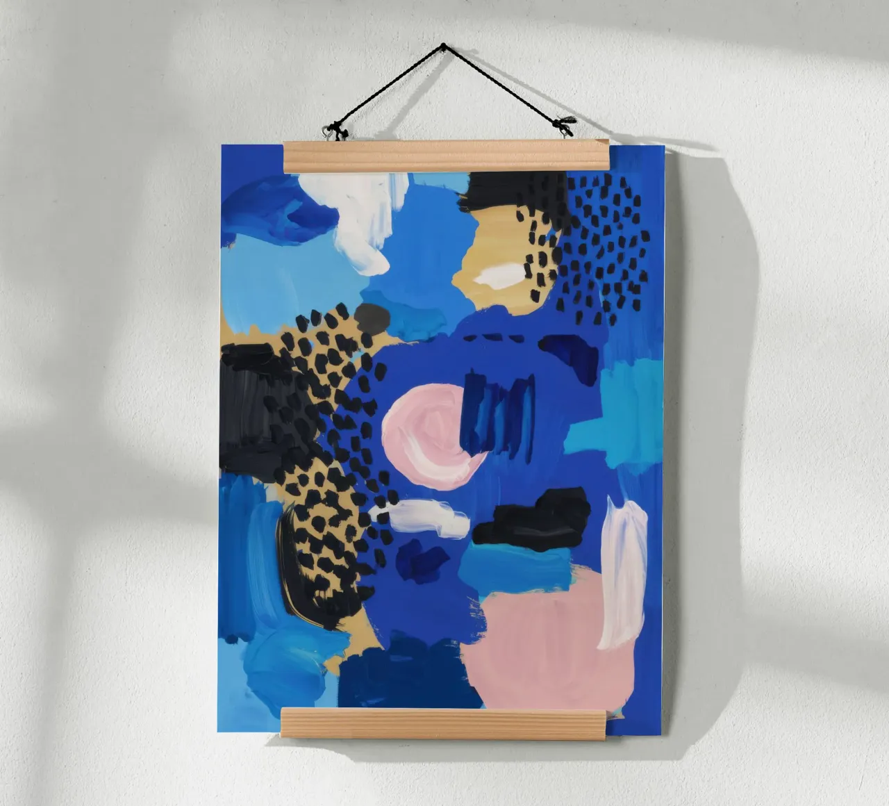 Audace blu astratto poster da Wish Studio