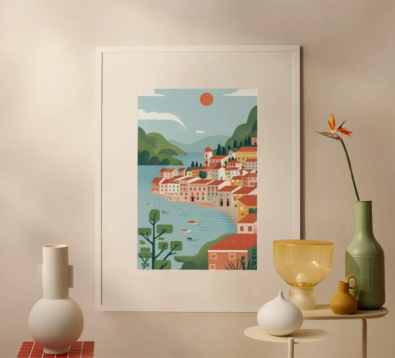 Sogno della Costiera Amalfitana poster da Wish Studio