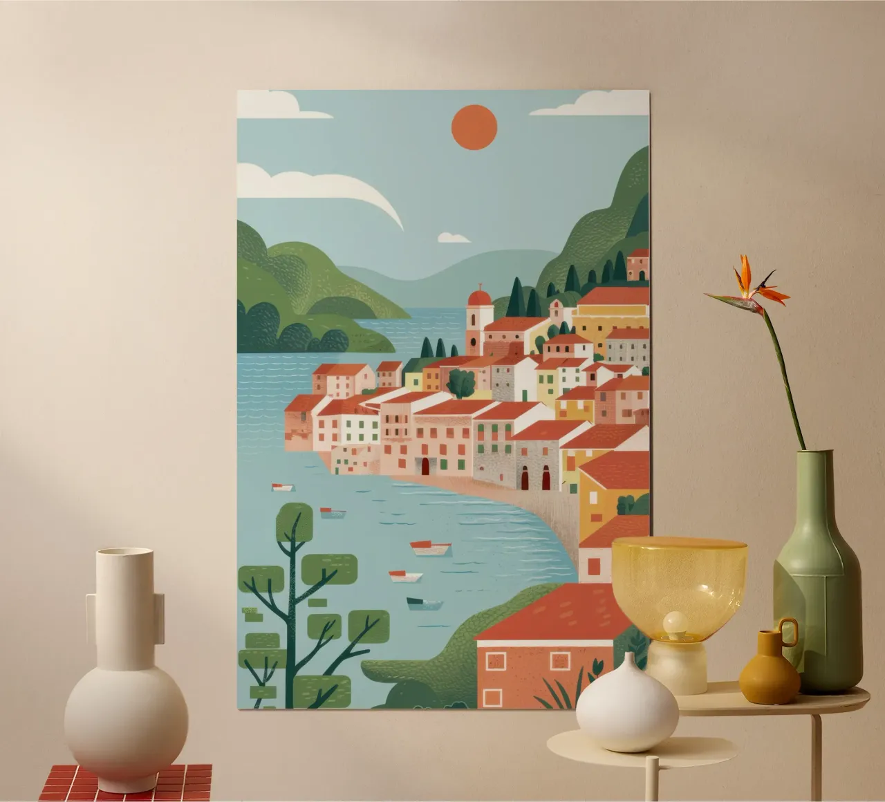 Sogno della Costiera Amalfitana poster da Wish Studio