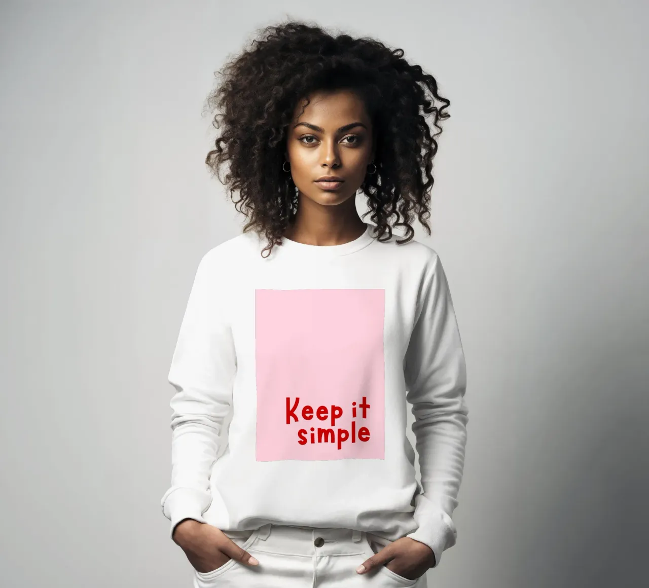 Keep it simple felpa da DigiWunderwerk