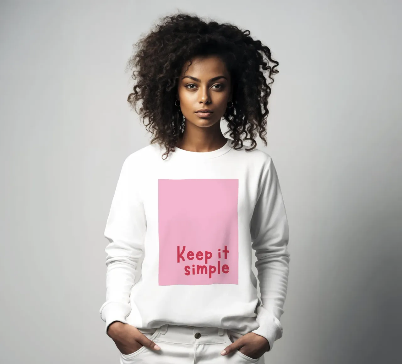 Keep it simple sudadera de DigiWunderwerk