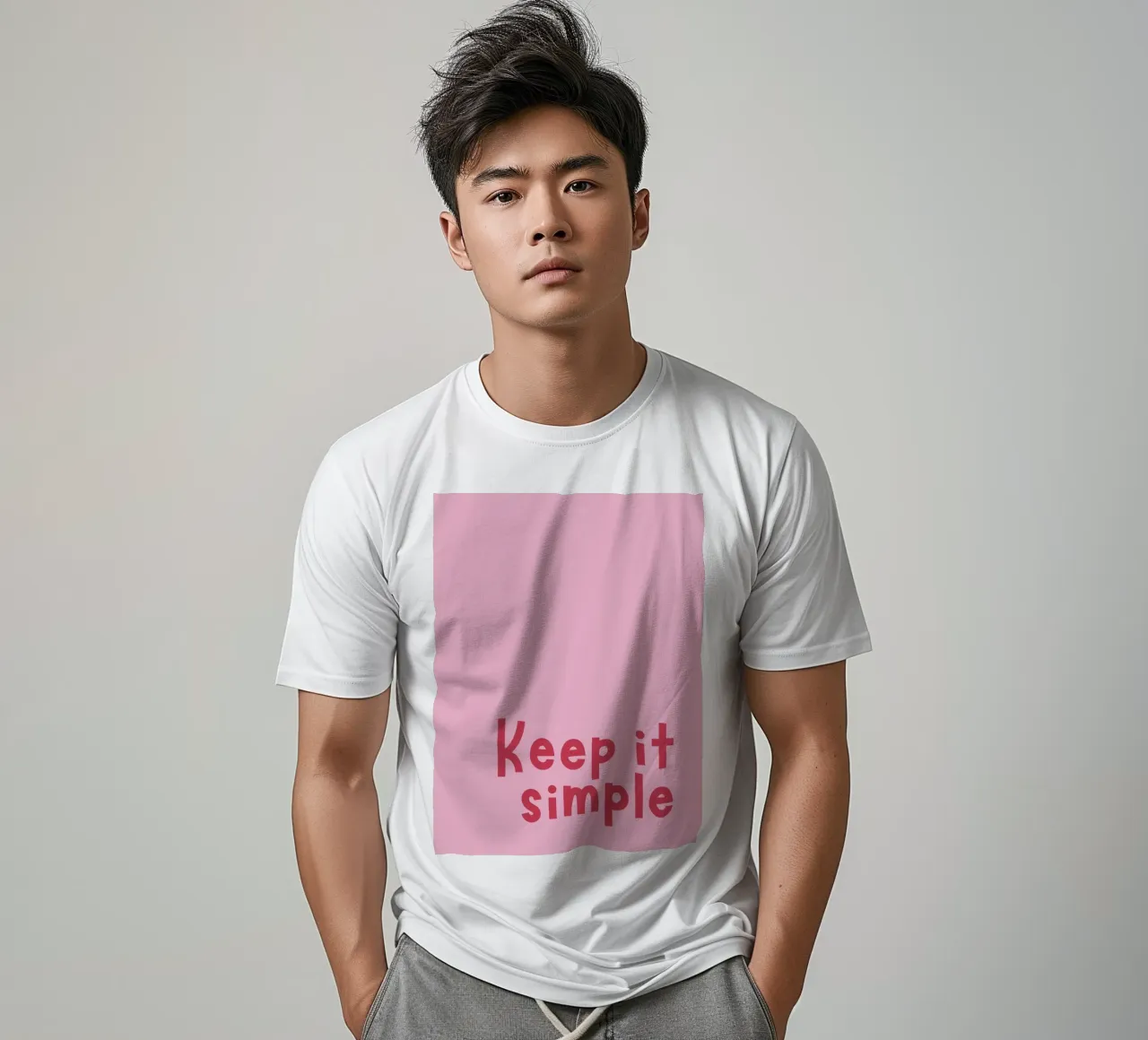 Keep it simple t-shirt da DigiWunderwerk