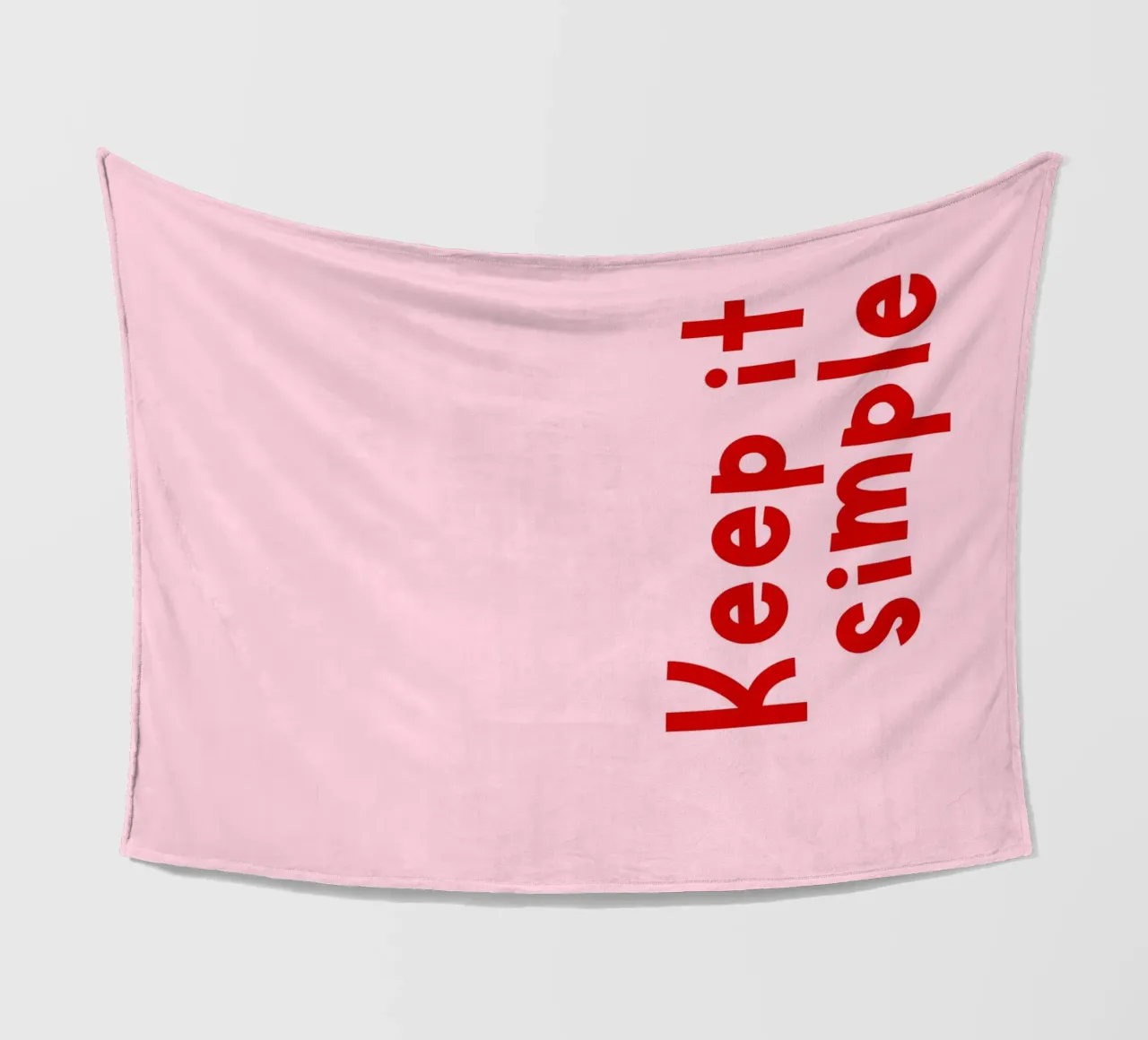 Keep it simple coperta in pile da DigiWunderwerk