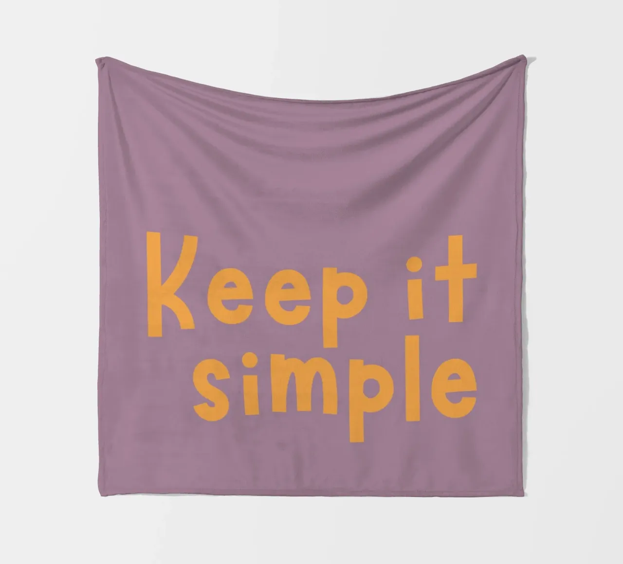 Keep it simple fleecedeken van DigiWunderwerk