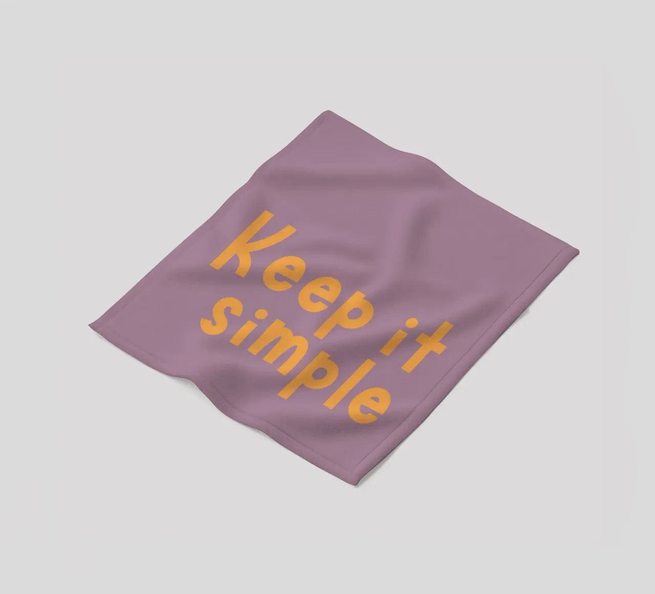 Keep it simple fleecedeken van DigiWunderwerk