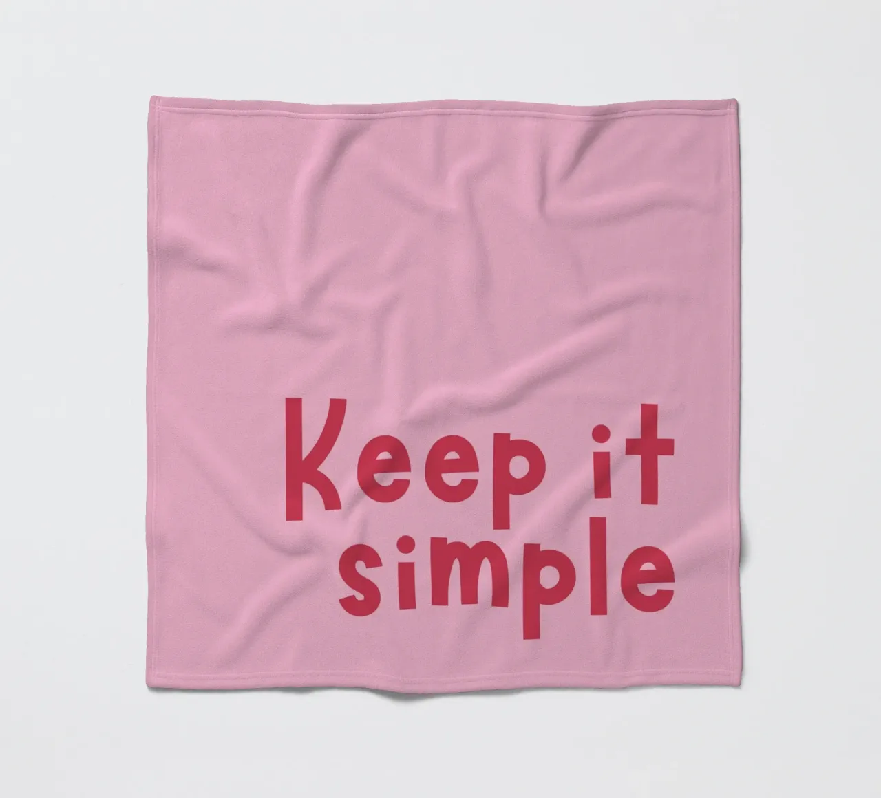 Keep it simple coperta in pile da DigiWunderwerk