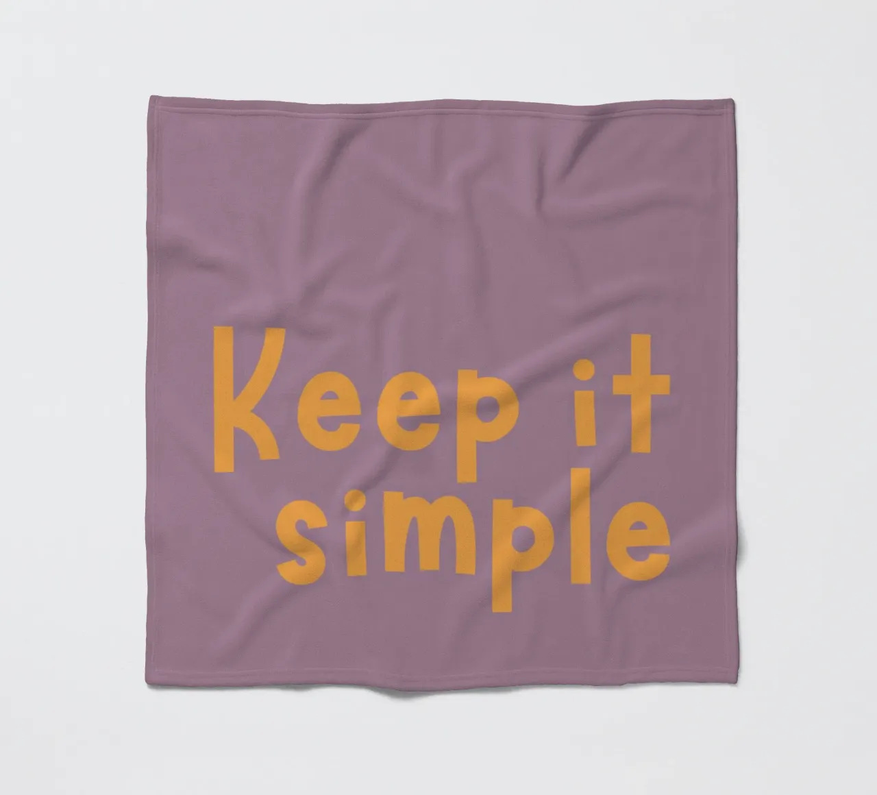 Keep it simple fleecedeken van DigiWunderwerk