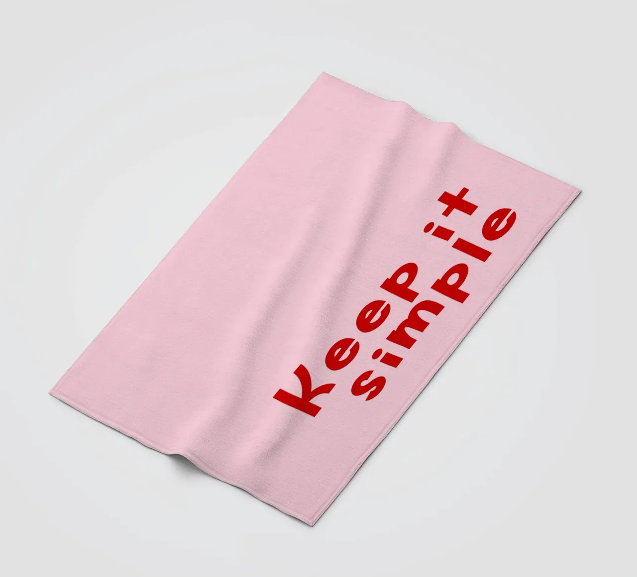 Keep it simple coperta in pile da DigiWunderwerk