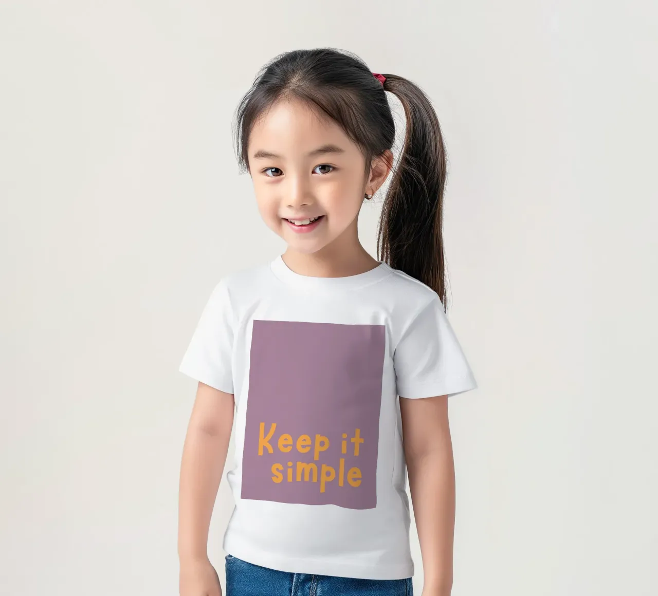 Keep it simple t-shirt bambini da DigiWunderwerk