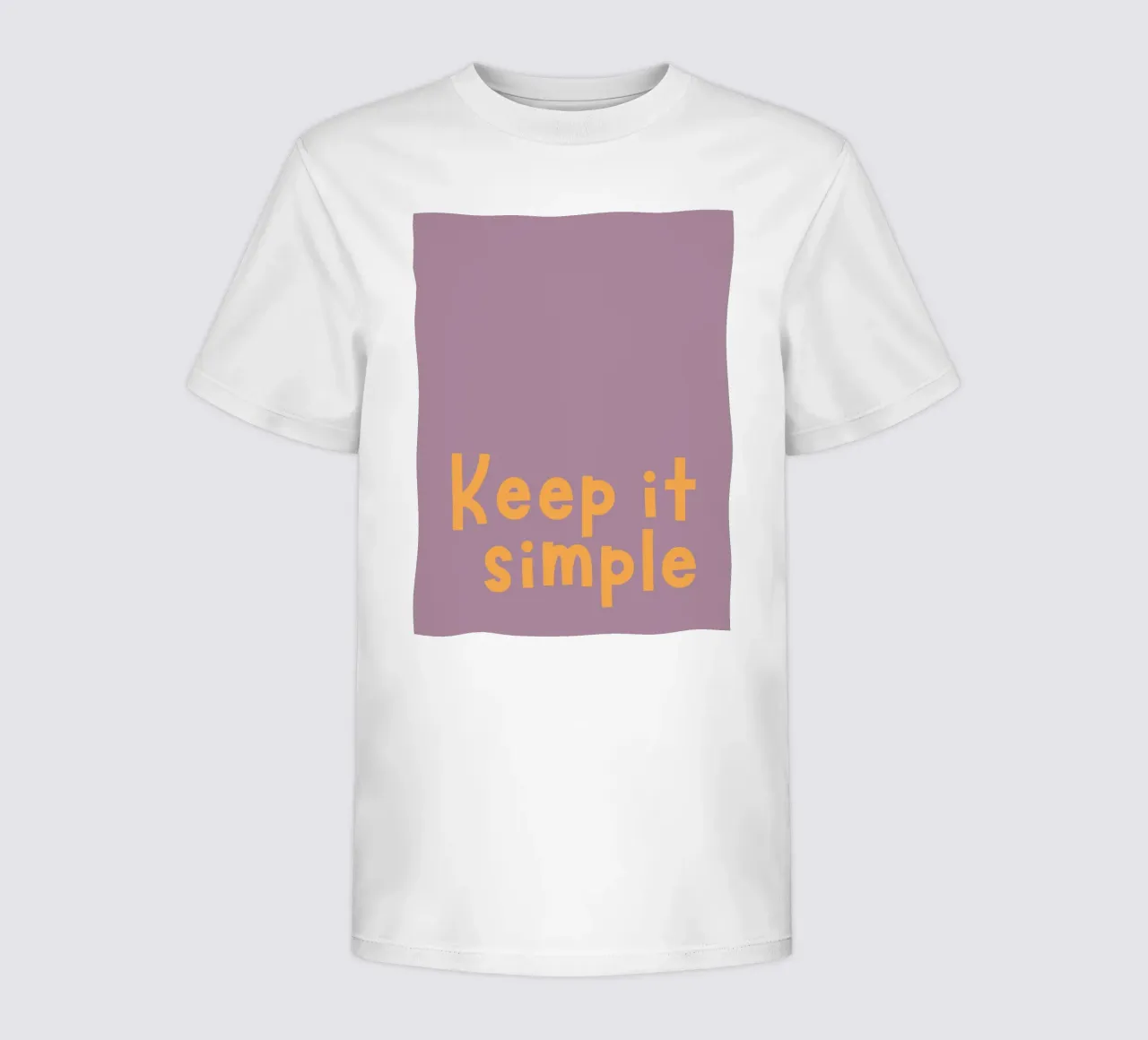 Keep it simple t-shirt bambini da DigiWunderwerk