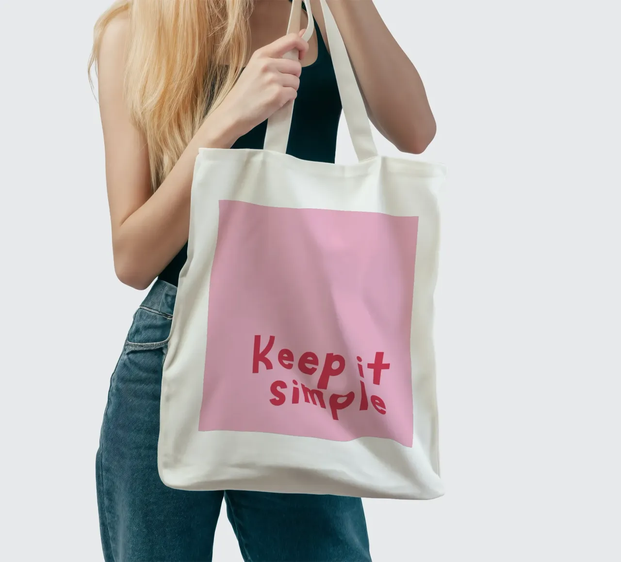 Keep it simple borsa in juta da DigiWunderwerk