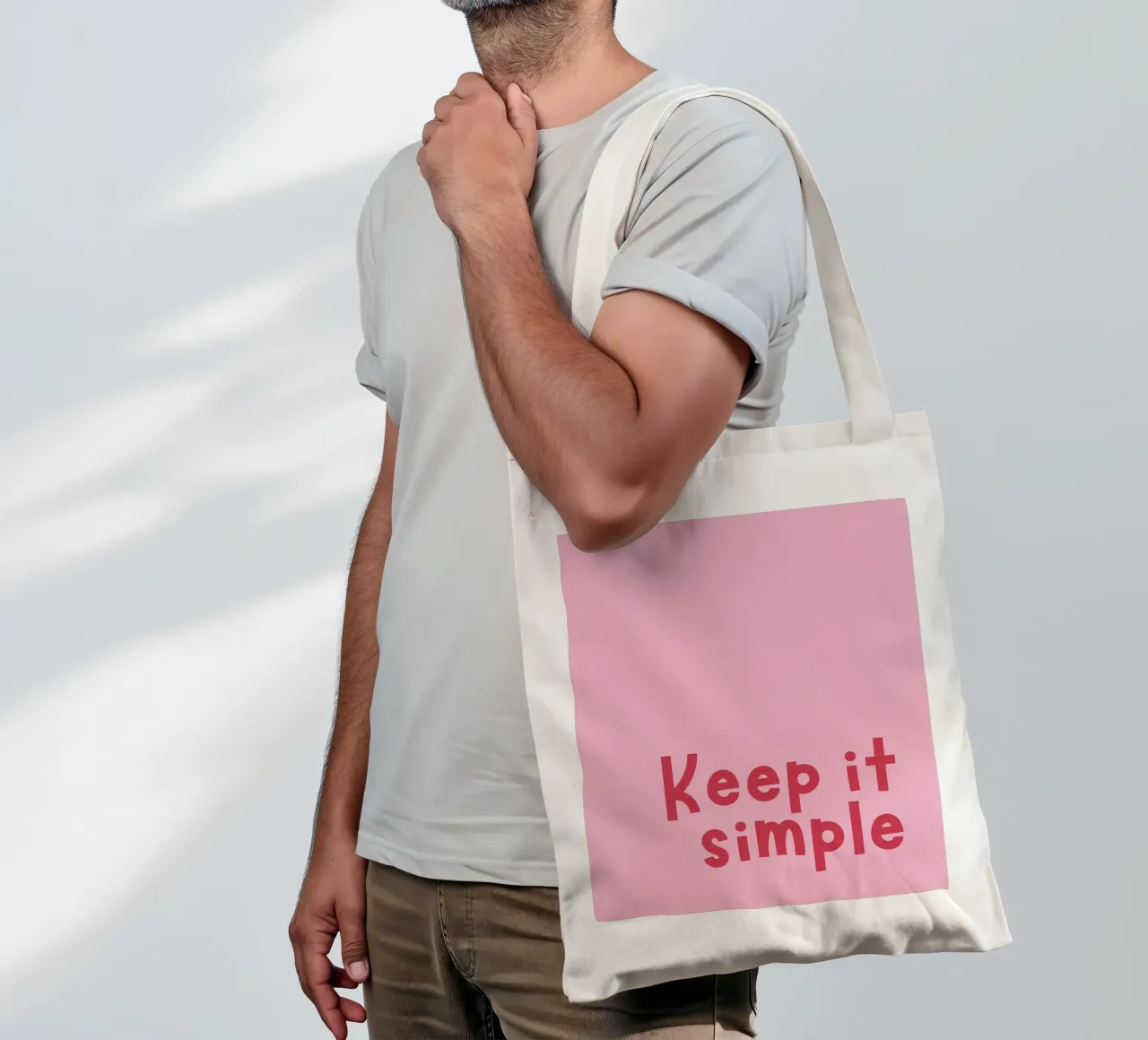 Keep it simple borsa in juta da DigiWunderwerk