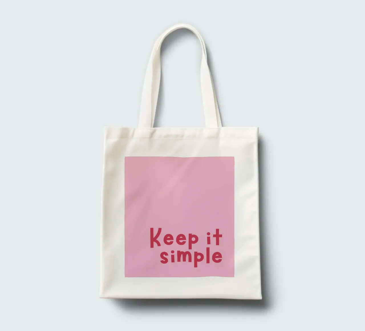 Keep it simple borsa in juta da DigiWunderwerk