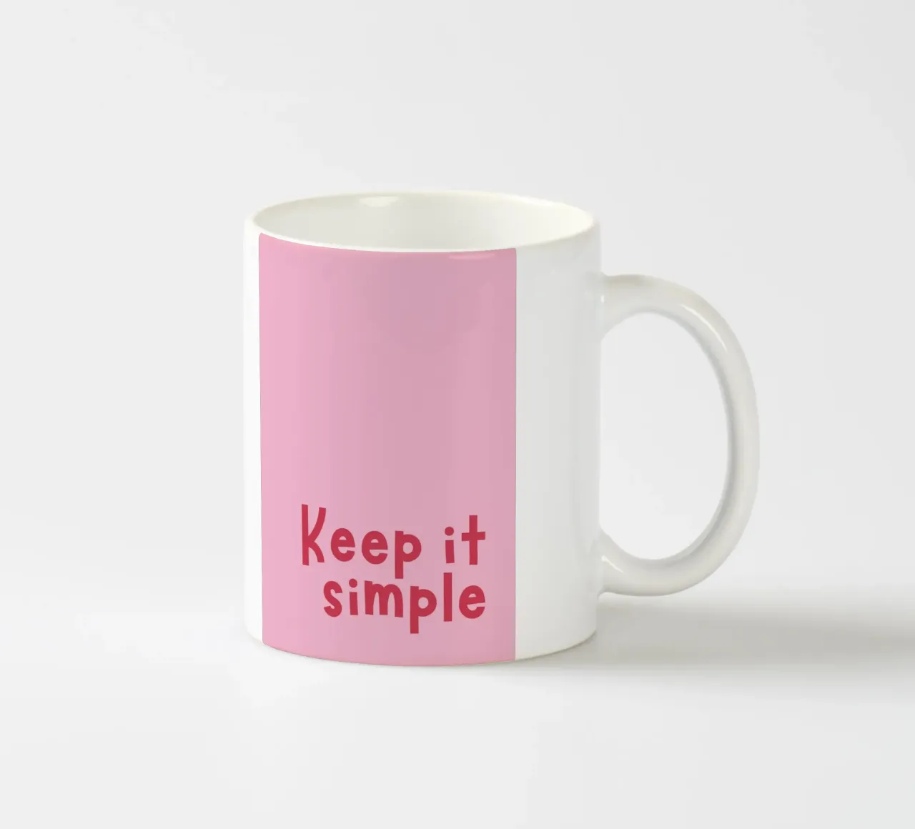 Keep it simple tazza in ceramica da DigiWunderwerk