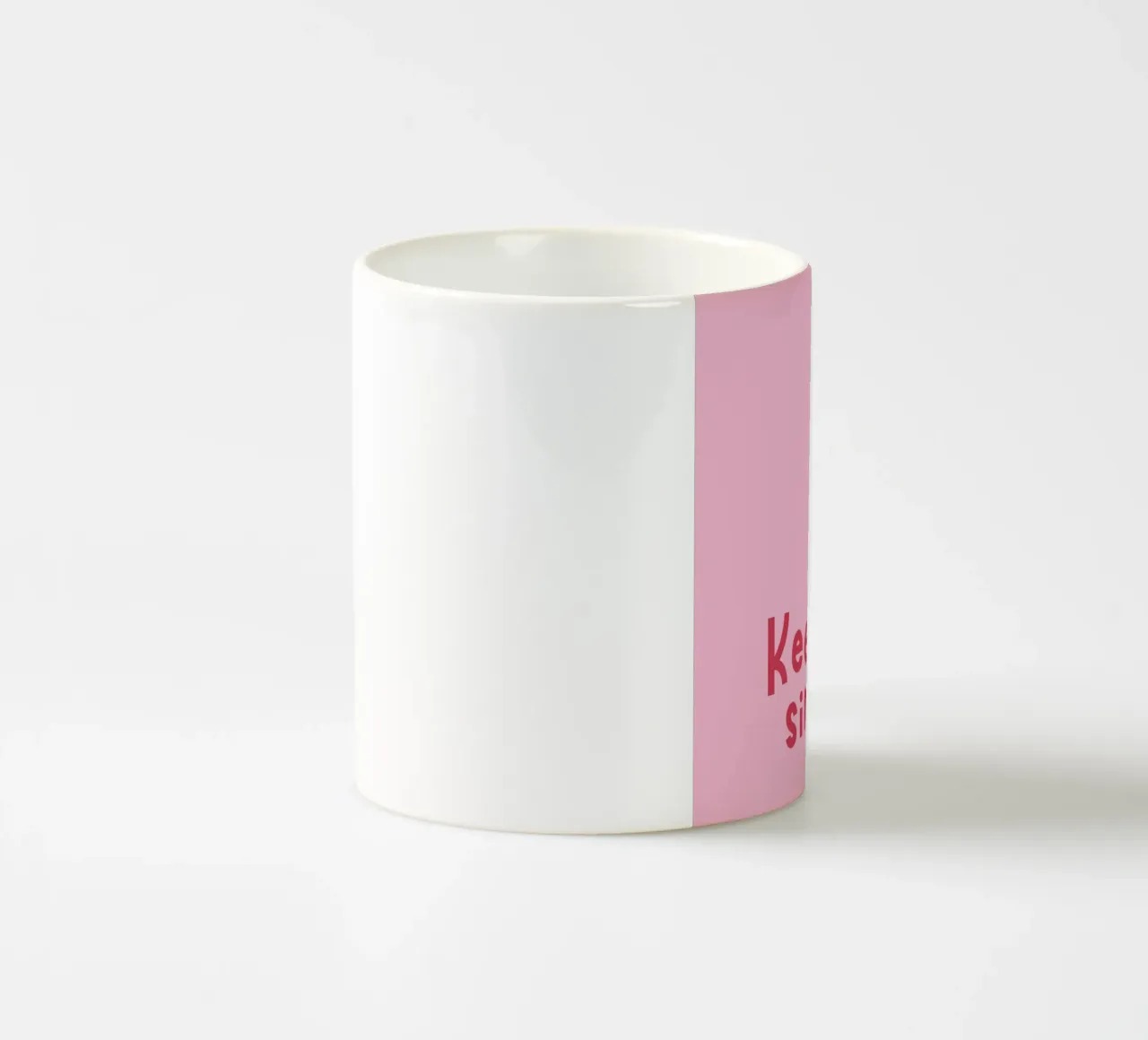 Keep it simple tazza in ceramica da DigiWunderwerk